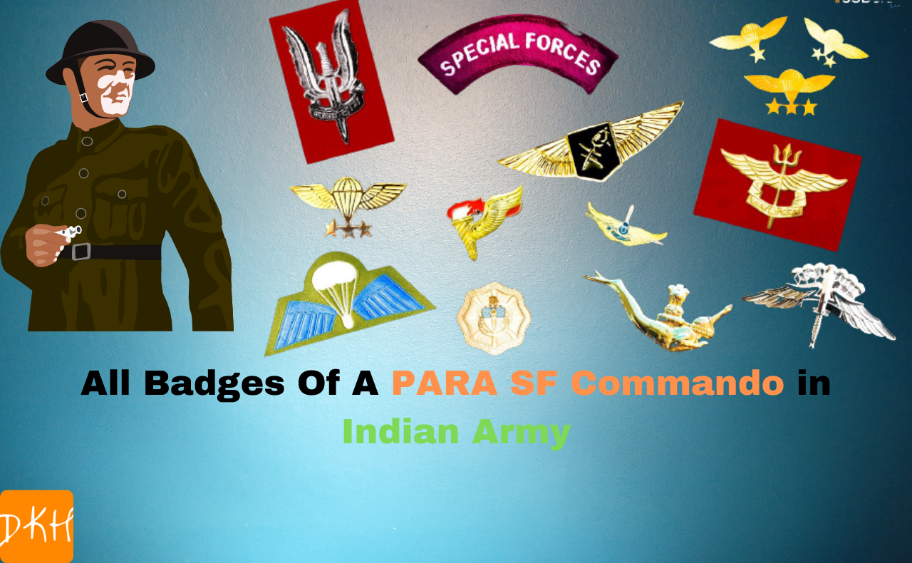 All Badges Of A PARA SF Commando in Indian Army